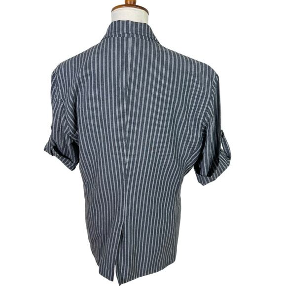 Harry Potter Hogwarts Gryffindor Striped 3/4 Sleeve Blazer Size L - Picture 2 of 6